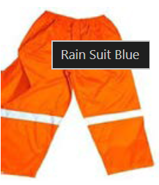 Rain Suit Hi Visibility 8810HV - 190T Polyester PVC Waterproof High Visibility Rain Suit, Hooded Jacket & Pant Set with 50mm Reflective Strips for Safety, Durable Work Rainwear, Sizes M-2XL